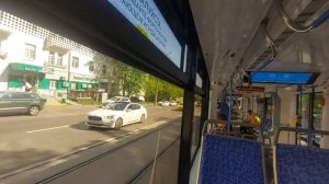 Поездка на трамвае 71-931М-2.0. Витязь-М №31443. На маршруте 6 Братцево - Метро "Сокол".