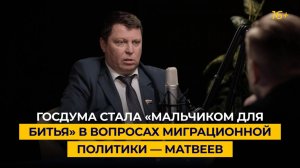 Госдума стала «мальчиком для битья» в вопросах миграционной политики — Матвеев
