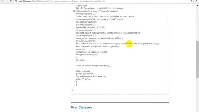Send SMS using TextLocal API in Java смотреть онлайн