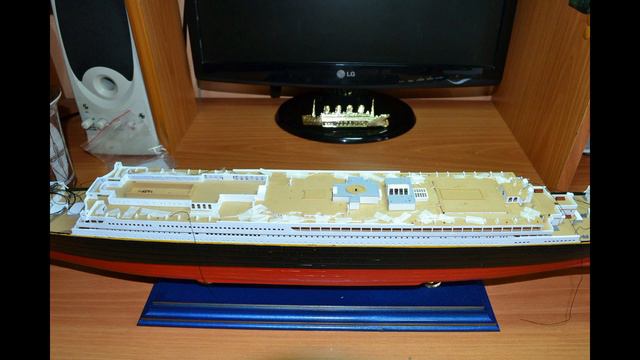 Модель пассажирского лайнера "ТИТАНИК" (R.M.S. TITANIC) смотреть онлайн