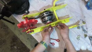 сборка снегоката и испытание