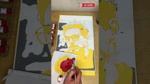 Урок 5. Техника акрила: поп-арт портрет