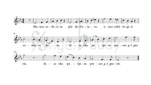 Vaccai Lesson 1 Manca Sollecita Accompaniment Vaccai High voice