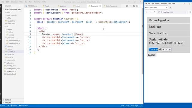 React Context API for Managing State смотреть онлайн