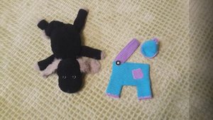 Игрушка вязаная "Собака ".