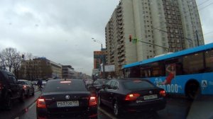 Авто Авария Москва Дмитровское шоссе 13.04.2017 9:33