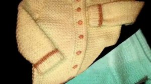 Схема вязания кофточки. №3. Рукав. Нарядная  и красивая кофта на девочку спицами. Knitting pattern.