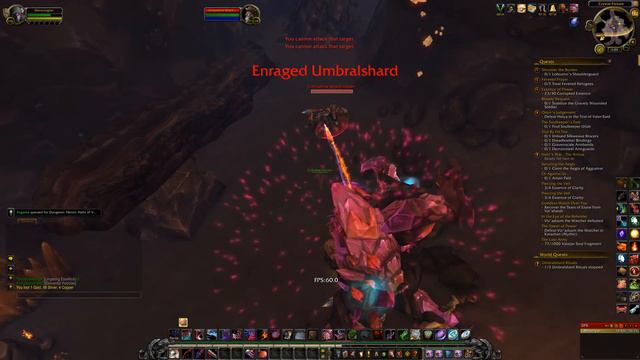 [4K] Umbralshard Rituals World Quest WoW Legion i3 6100 GTX 1070 смотреть онлайн