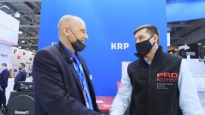 Пеллетный котёл Kiturami с ГВС. Выставка Aquatherm Moscow 2022