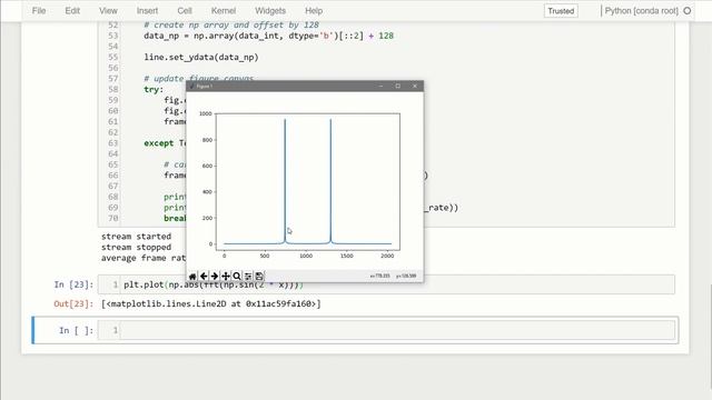 Let's Build an Audio Spectrum Analyzer in Python! (pt. 2) the spectrum viewer смотреть онлайн