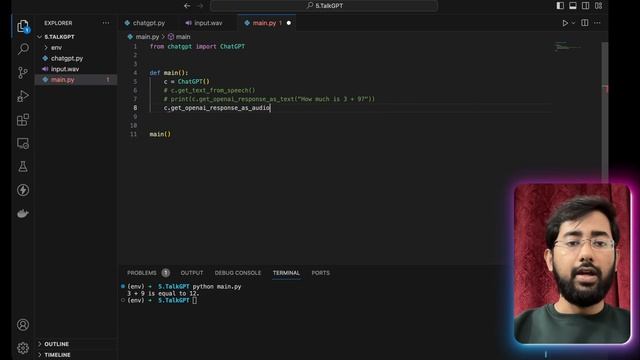 ChatGPT with Voice using Python | ChatGPT API | OpenAI API | AI Programming