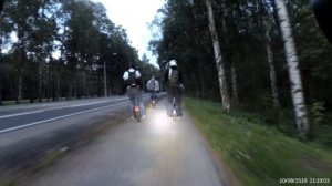 Падение на моноколесе. Осторожнее друзья )