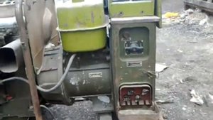 запуск армейского генератора 3 фазы 4,5 кВт