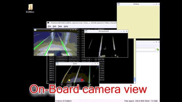 1/10 Rover Lane Detection and Follow - Night Drive смотреть онлайн