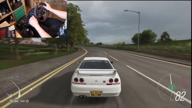 Forza Horizon 4 - Nissan Skyline R33 GTR - Logitech G920 Xbox Gameplay