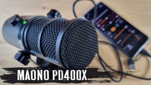 Maono PD400X обзор микрофон review mix алиэкспресс.mov