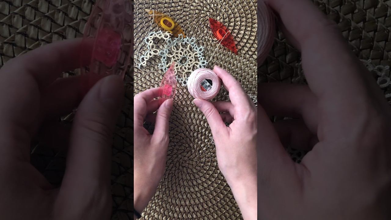 Глаза боятся - руки творят ✨ #кружево #фриволите #handmade #рукоделие #творчество #diy #tutorial смотреть онлайн