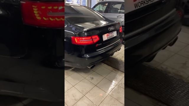 Шикарный Audi RS6 прибыл в БГТ для до-оснащения… шикарные авто едут в достойный сервис