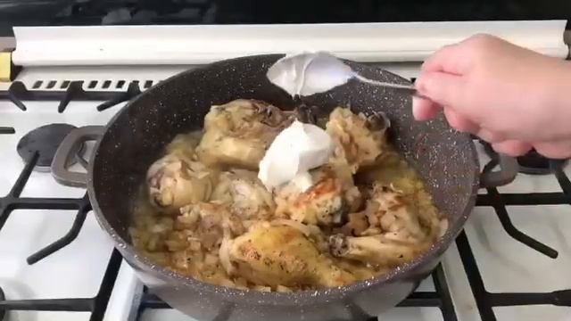 Курица в сметанном соусе