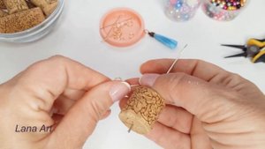 БРЕЛОК ИЗ ВИННОЙ ПРОБКИ/ БРЕЛОК СВОИМИ РУКАМИ