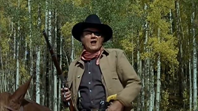 John Wayne TRUE GRIT famous meadow shootout 50 YEARS AGO смотреть онлайн