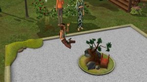 Sims 2 Vacation levitation meditation