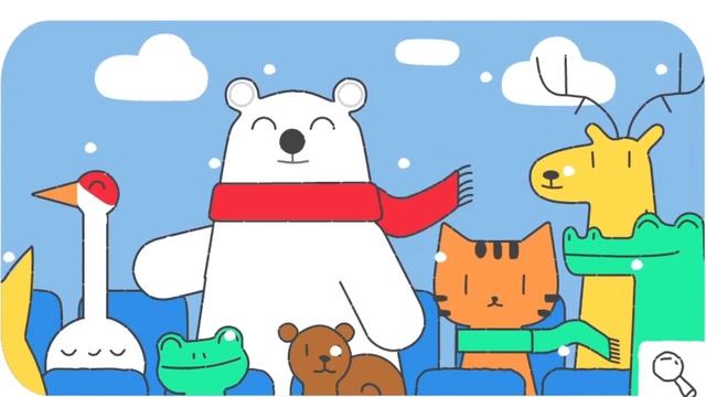 Olympische Winterspiele 2018 - Eröffnung (Doodle Snow Games - Tag 1) смотреть онлайн