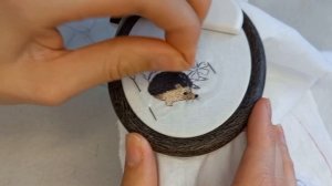 Мастер-класс по вышивке милого ёжика