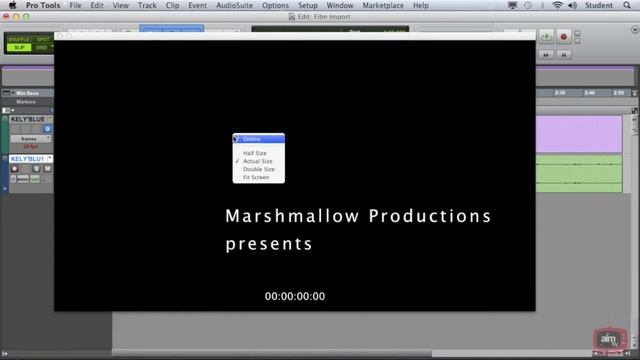 Pro Tools 10 Tutorial - Working with Film/Video Pt1 - Importing