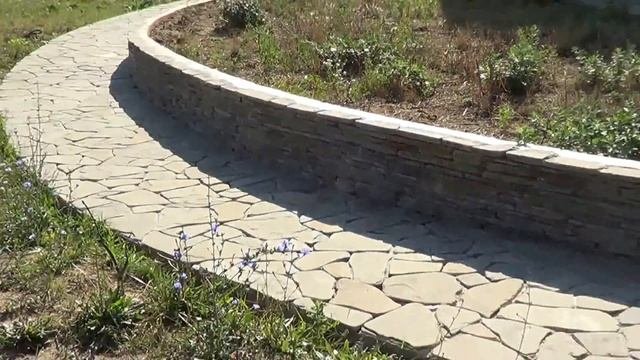 Подпорные стенки и облицовка камнем