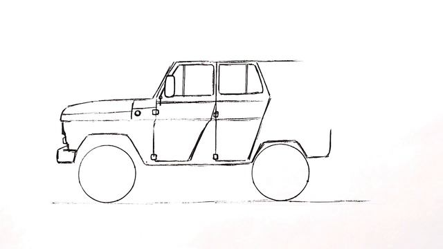 Как нарисовать машину УАЗ ППС ? смотреть онлайн