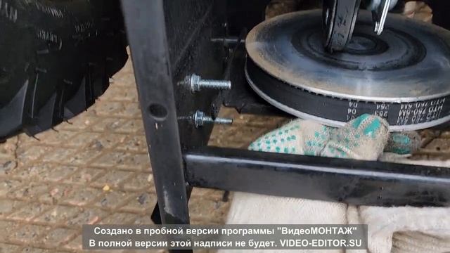 Замена фрикциона и ремня на снегоуборщике смотреть онлайн