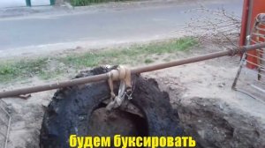 Выгребная яма из покрышек замена на бетонные кольца  у себя во дворе