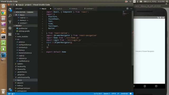 React-Native tutorial #18 how to use Drawer Navigation смотреть онлайн