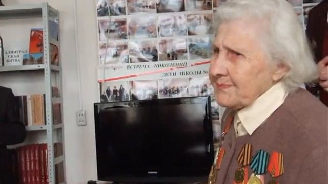 Встреча с ветеранами В.А.Плющ и В.К. Черновой