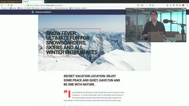 Quick Start to Building Cards - Cardstack Developer Series смотреть онлайн