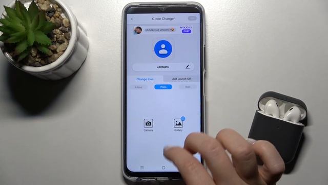 Как изменить значки в редакторе значков формы X на телефоне Vivo Y33S?