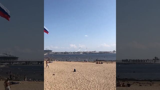 175 метровые флагштоки в парке 300летия #питервкармане #флагшток #россия #ссср #российскаяимперия
