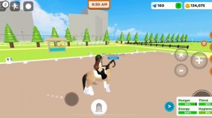 HOW TO DO DRESSAGE ON MOBILE- Horse Valley Roblox
