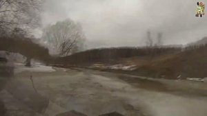 Сплав по реке Коломенка в паводок. Отличное Настроение!! Холод и лед не помеха...