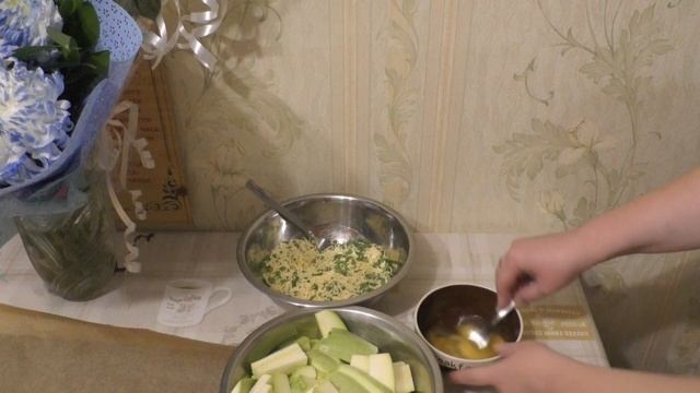 Кабачки запеченые с сыром