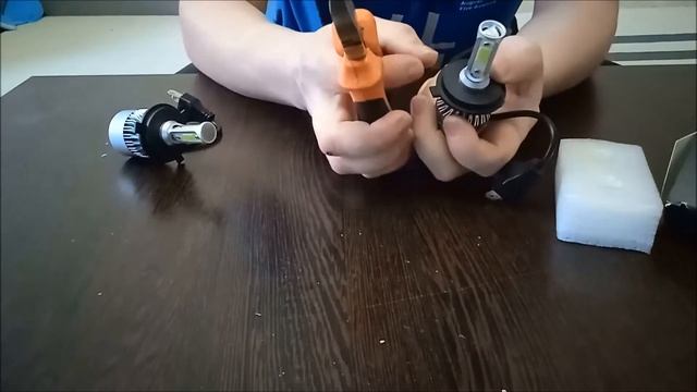 установка светодиодных Н4 ламп в праворульный автомобиль смотреть онлайн