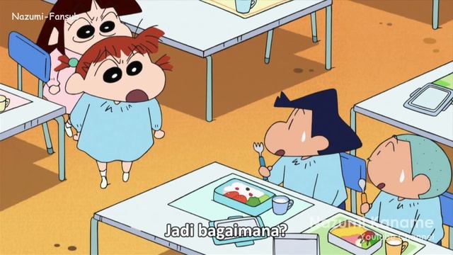 Shin-Crayon Shinchan Sub Indonesia -「Pertarungan Menahan Diri」 смотреть онлайн
