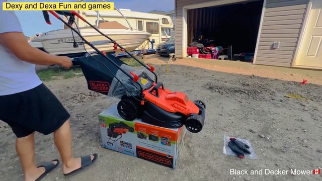 BLACK +DECKER MOWER REVIEW!?? смотреть онлайн