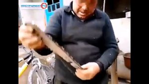 Как делать не нужно! самодельная цепная пила из болгарки