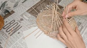 Дорбаскет из газетных трубочек. Часть 2 | ЭкоКорзина Турал