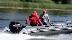 АЗИМУТ  expedition 500 + Меркурий 25л.с 4 такта С хребтовой рамой