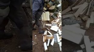 Ручная колка дров!
