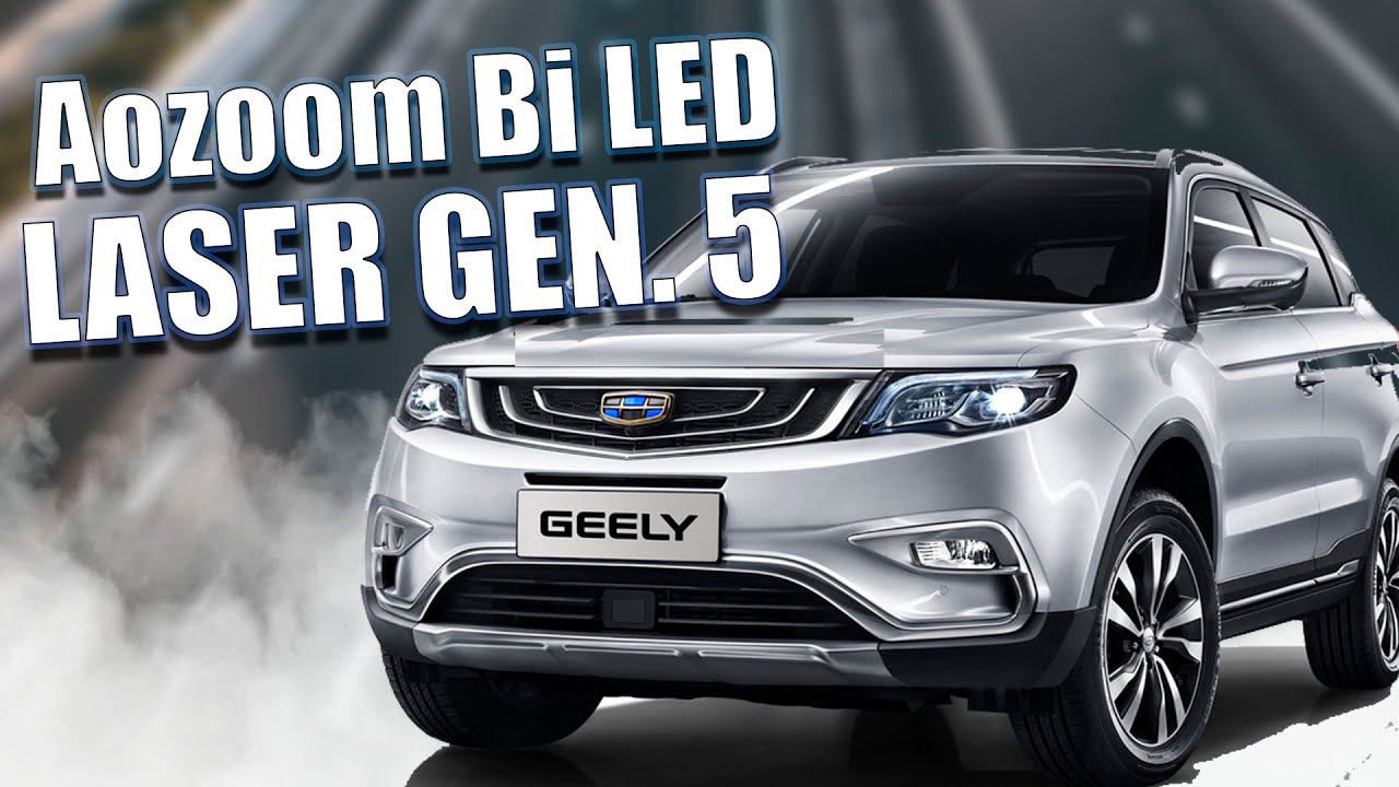 Меняем заводскую матричную оптику на СВЕТОДИОДНУЮ в Geely ATLAS смотреть онлайн