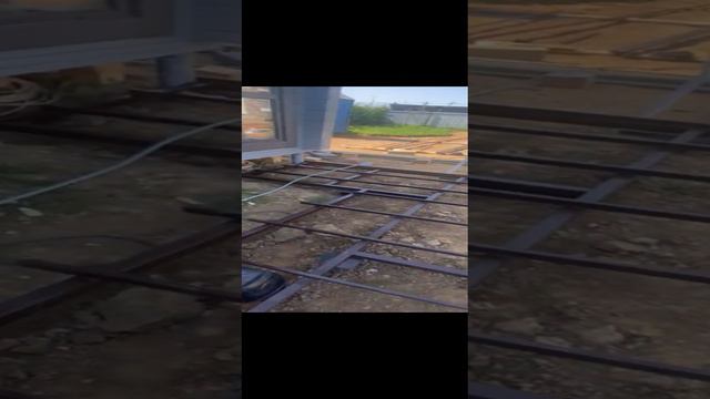 Монтаж доски RUSDECKING на свайном металлокаркасе. День 2